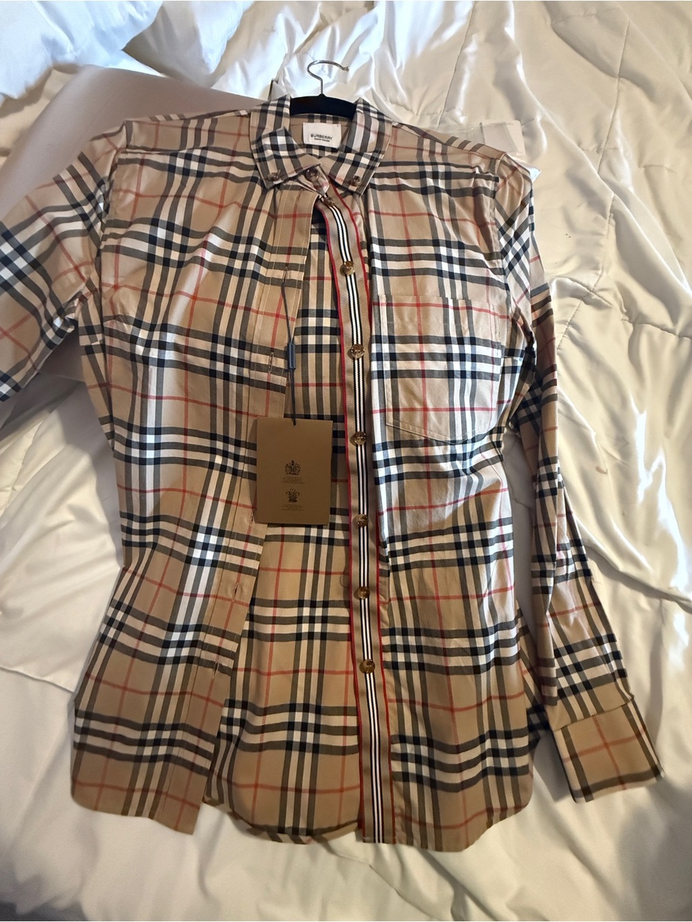 Burberry classic fit check-pattern plaid Shirt